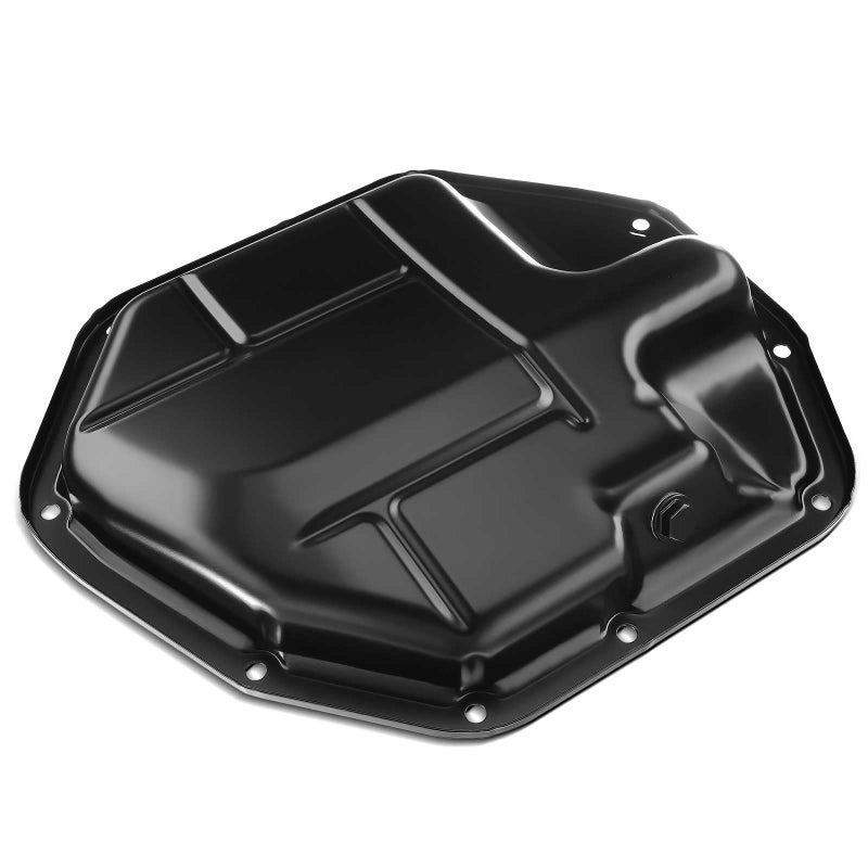 YHTAUTO Lower Engine Oil Pan with Drain Plug Replacement for Nissan Sentra Tiida 2007-2012 Versa 2007-2013 Cube 2009-2014 1.8L 2.0L - Image 1
